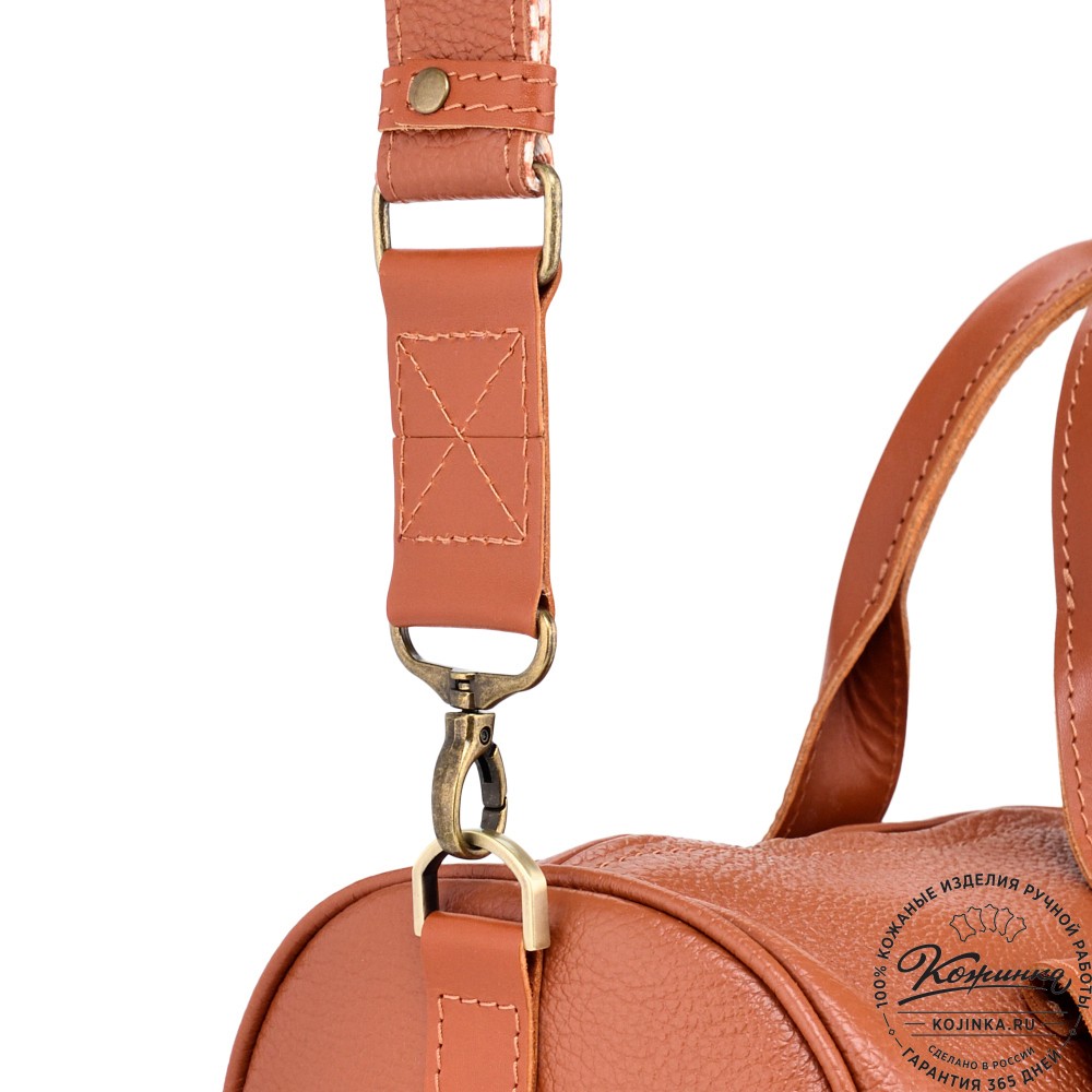 Женская кожаная сумка "Византия" (рыжая)